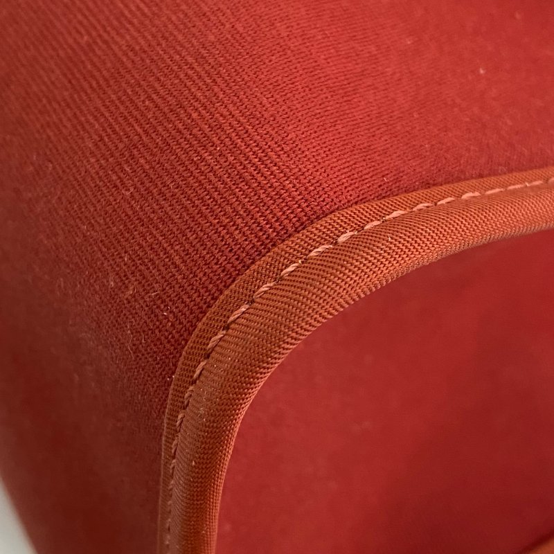 △ Hermes 愛馬仕 Red And Hot Pink Canvas Palladium Plated Metal Herbag 31 2 Way Bag Stamp Z 紅色和桃紅色鍍鈀金屬兩用袋Z刻 - 267000207-8