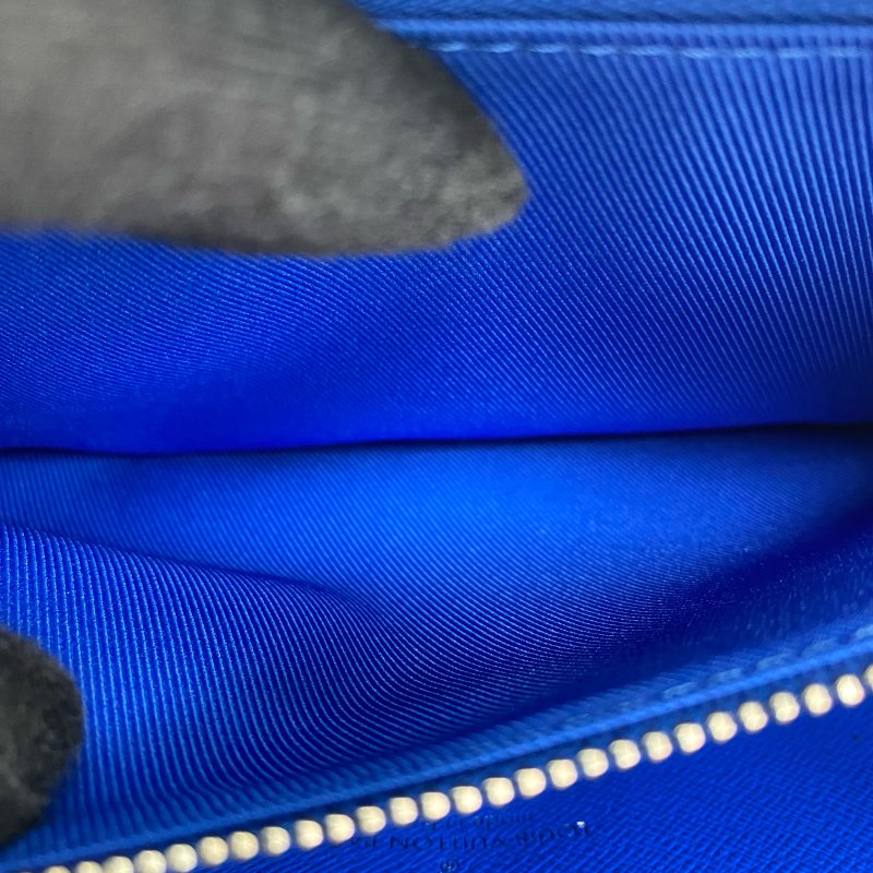 △ Louis Vuitton 路易威登 Blue Coated Canvas Monogram Clouds Soft Trunk Wallet Shoulder Bag M45432 藍色塗層帆布經典老花雲朵斜背銀包 - 267000210-22