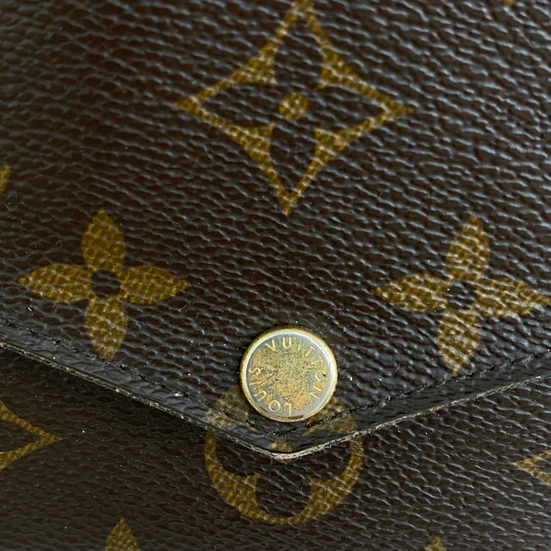 △ Louis Vuitton 路易威登 Brown Coated Canvas Monogram Félicie Pochette Chain Shoulder Bag M81896 啡色塗層帆布經典老花鎖鏈肩背袋 - 257028879-12