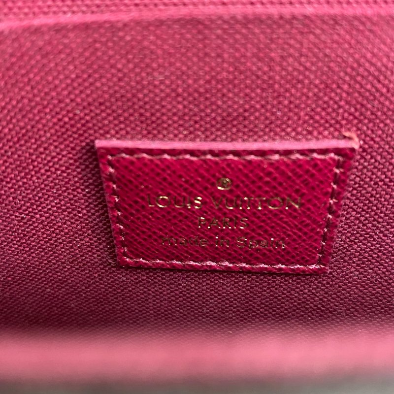 △ Louis Vuitton 路易威登 Brown Coated Canvas Monogram Félicie Pochette Chain Shoulder Bag M81896 啡色塗層帆布經典老花鎖鏈肩背袋 - 257028879-17