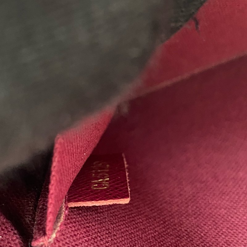 △ Louis Vuitton 路易威登 Brown Coated Canvas Monogram Félicie Pochette Chain Shoulder Bag M81896 啡色塗層帆布經典老花鎖鏈肩背袋 - 257028879-18