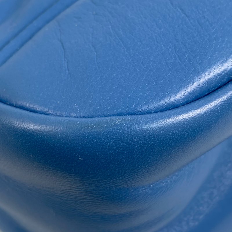 △ Prada 普拉達 Blue Nappa Leather Moon 2 Way Bag 1BA381 藍色納帕皮革兩用袋 - 267000243-6