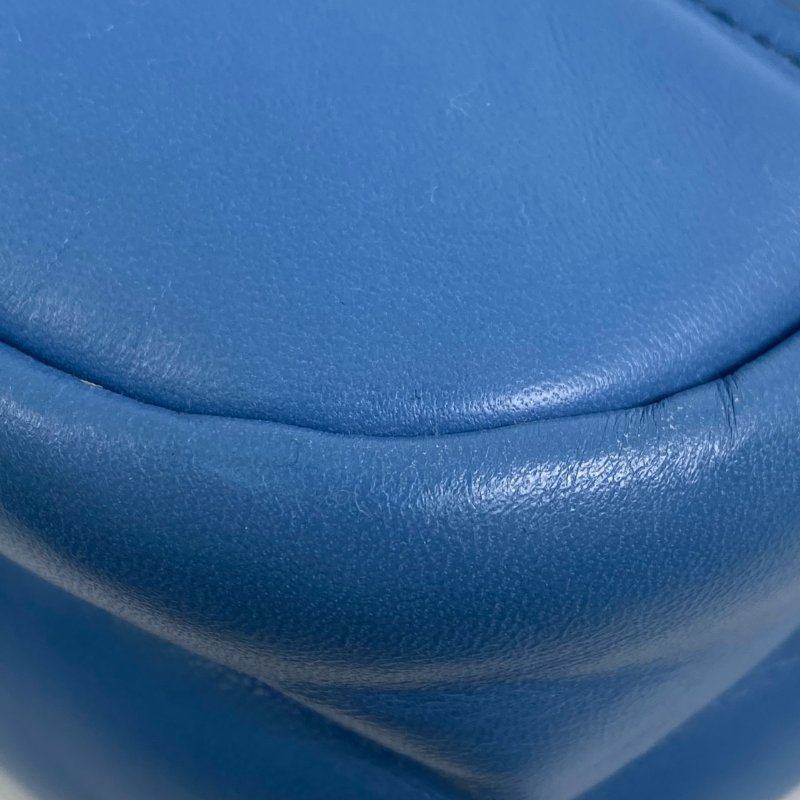 △ Prada 普拉達 Blue Nappa Leather Moon 2 Way Bag 1BA381 藍色納帕皮革兩用袋 - 267000243-7