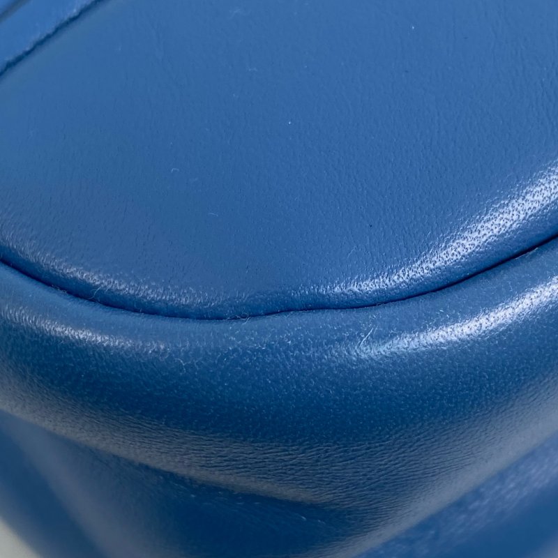 △ Prada 普拉達 Blue Nappa Leather Moon 2 Way Bag 1BA381 藍色納帕皮革兩用袋 - 267000243-8