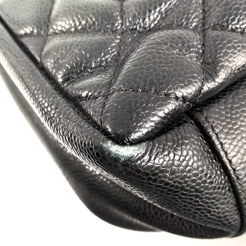 △ Chanel 香奈兒 GST Black Caviar Skin Gold Tone Metal Grand Shopping Tote Bag No.15 黑色粒紋小牛皮金色金屬鎖鏈托特袋No.15 - 257028915-6