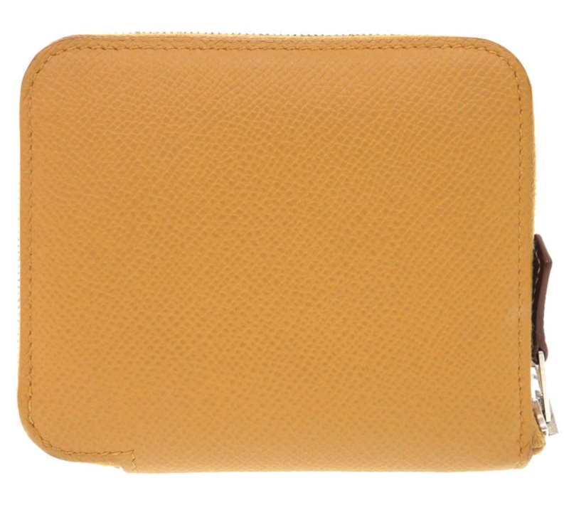 Hermès 愛馬仕Azap Compact 小牛皮拉鍊絲巾短夾-2