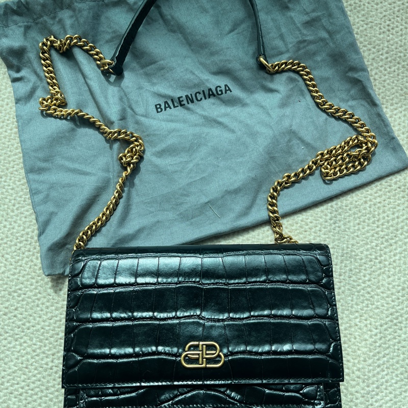 Balenciaga 巴黎世家黑色WOC-2