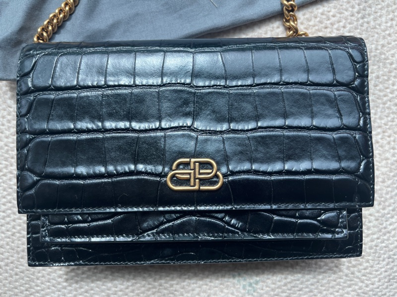 Balenciaga 巴黎世家黑色WOC-3