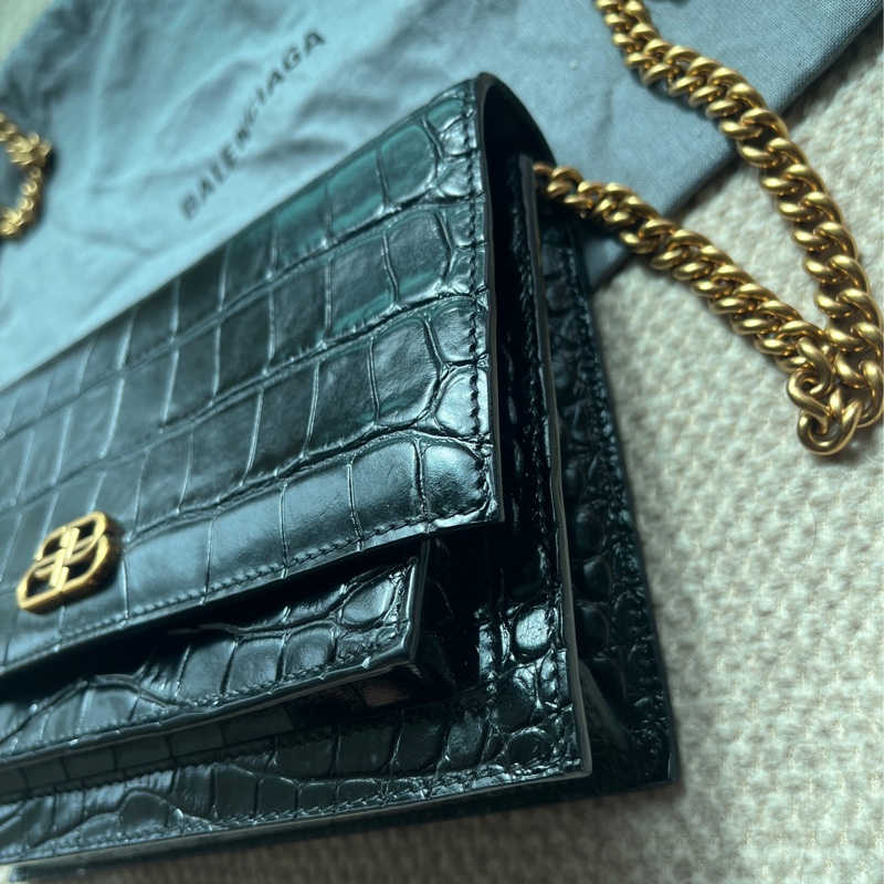 Balenciaga 巴黎世家黑色WOC-4