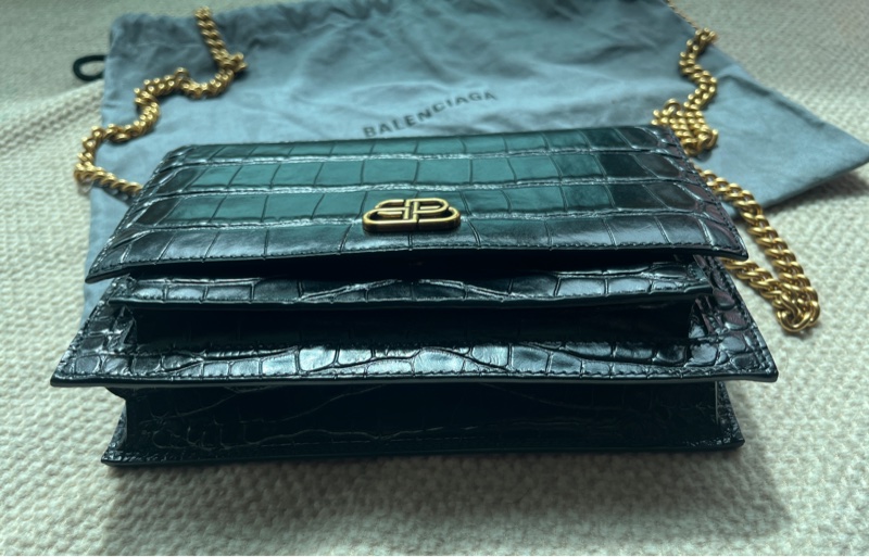 Balenciaga 巴黎世家黑色WOC-6