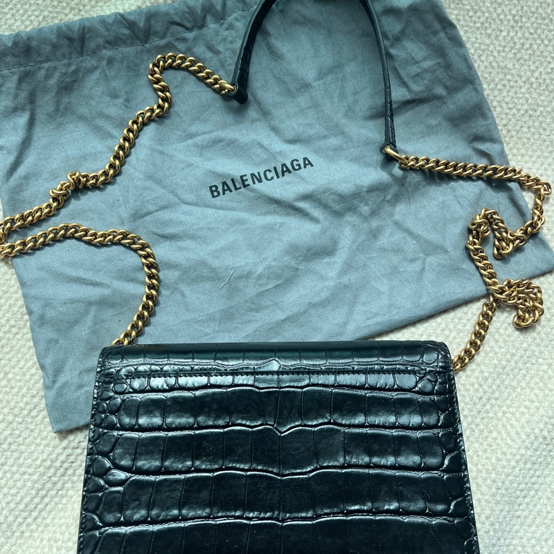 Balenciaga 巴黎世家黑色WOC-7