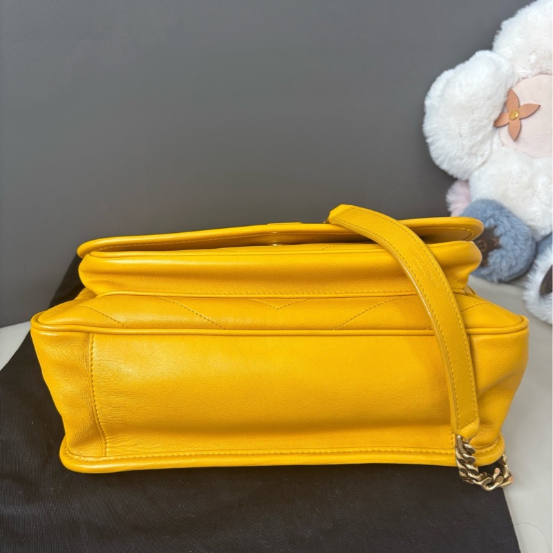 YSL 黃色V紋niki中號-4