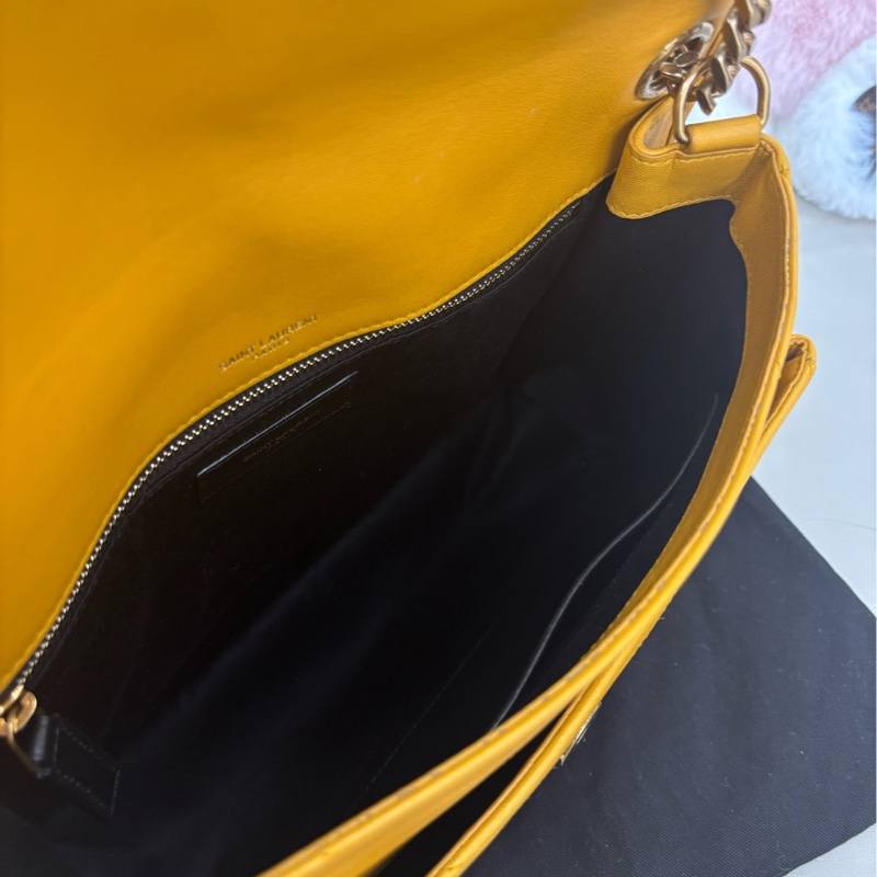 YSL 黃色V紋niki中號-8