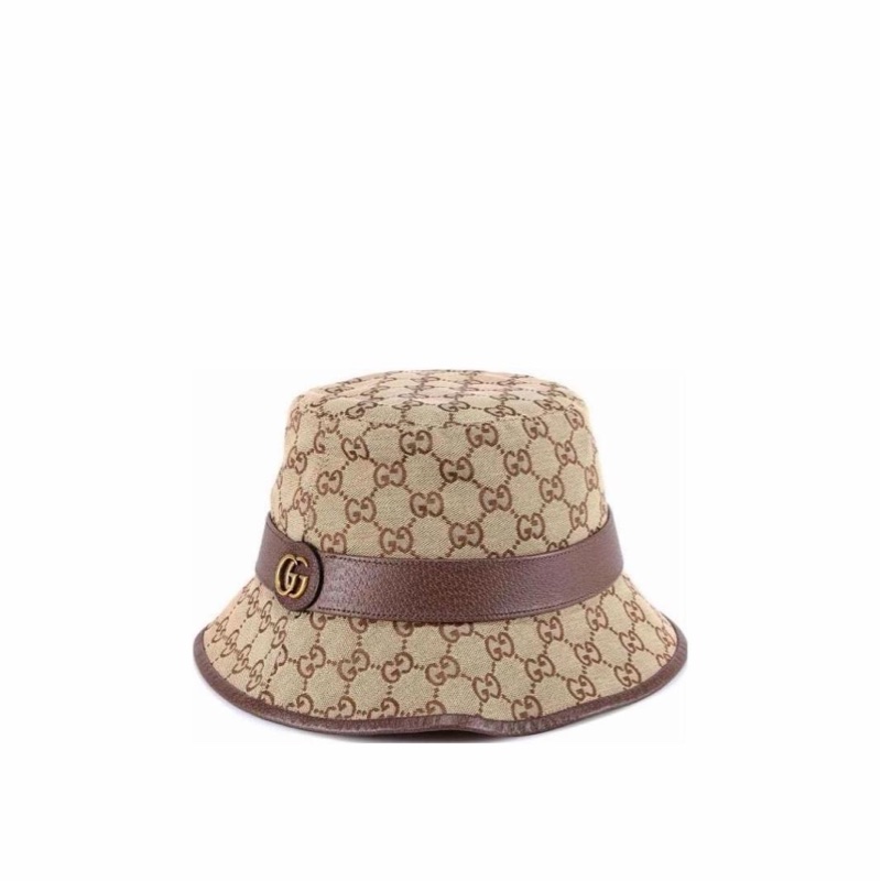 Gucci 男女同款 GG 帆布漁夫帽S M L XL碼-0