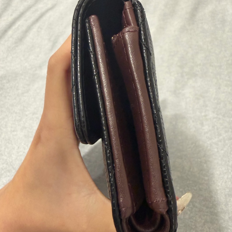 chanel 荔枝牛皮中夾 晶片款-4