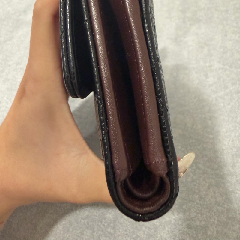 chanel 荔枝牛皮中夾 晶片款-8