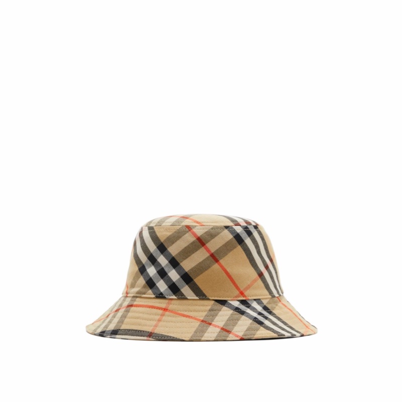 Burberry 男女同款 格紋漁夫帽子S M L-0