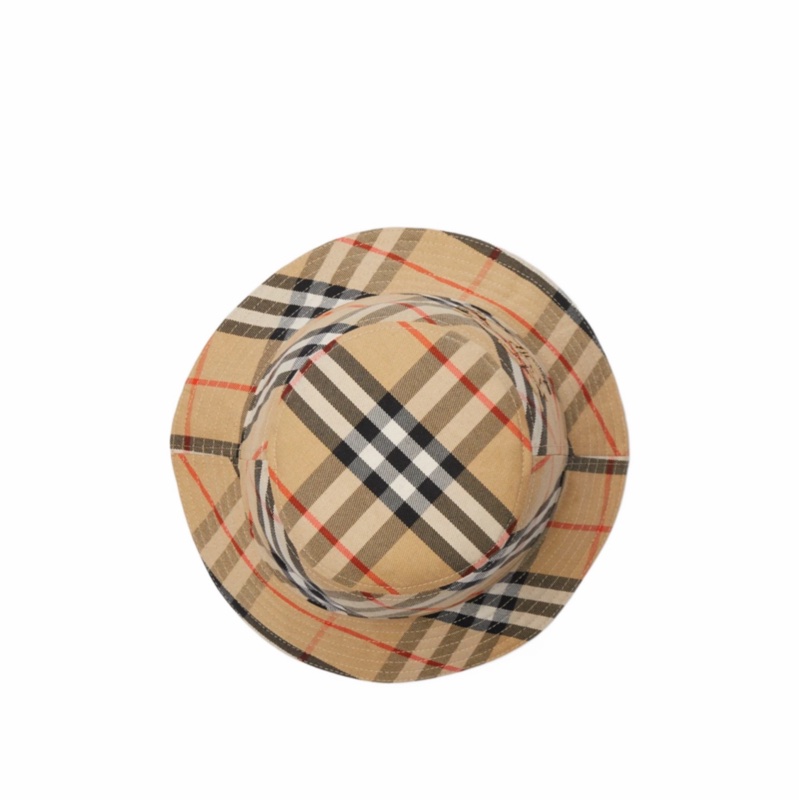 Burberry 男女同款 格紋漁夫帽子S M L-3