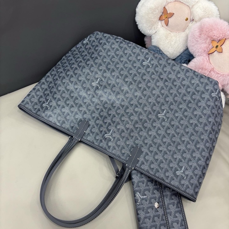 Goyard 灰色小號tote購物袋-0