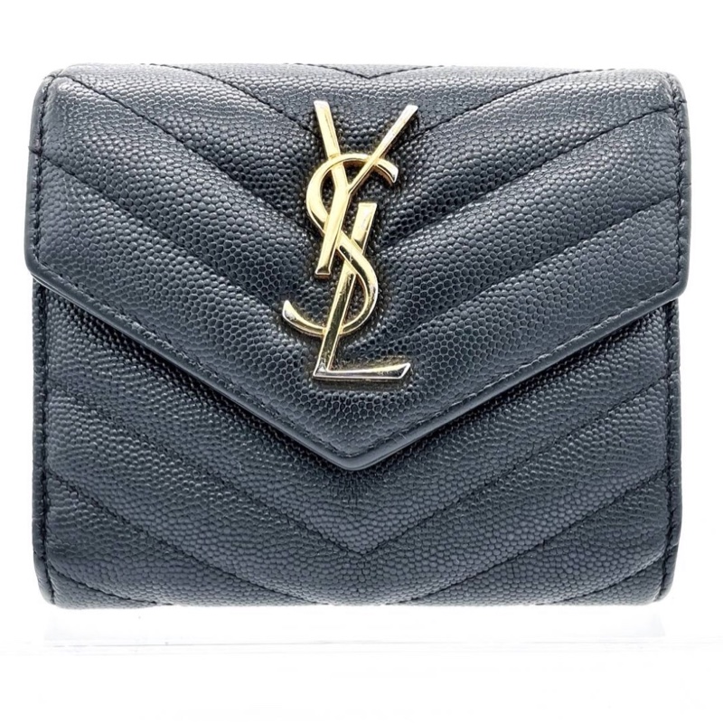 YSL Saint Laurent Cassandra 短夾-0