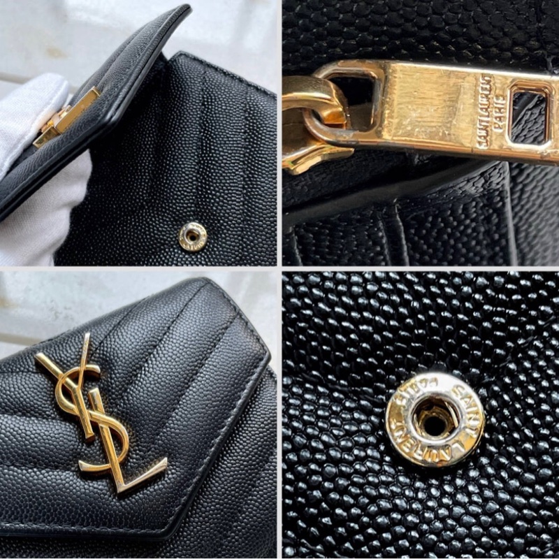 YSL Saint Laurent Cassandra 短夾-7