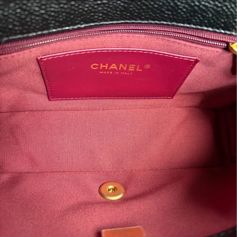 氣質優雅款💰Chanel香奈兒黑金24K琺瑯金幣方胖子單肩斜挎鏈條包-15