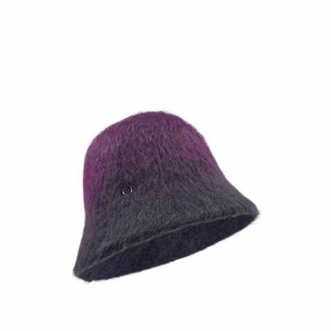 Dior 女士 D-Tulipe 徽標鐘形羊毛帽子M碼