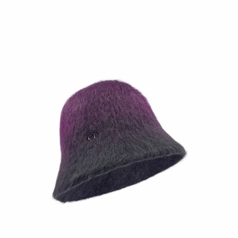 Dior 女士 D-Tulipe 徽標鐘形羊毛帽子M碼-0