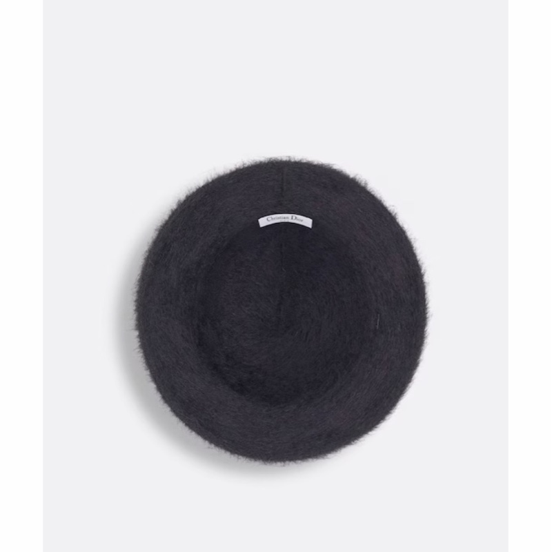 Dior 女士 D-Tulipe 徽標鐘形羊毛帽子M碼-4