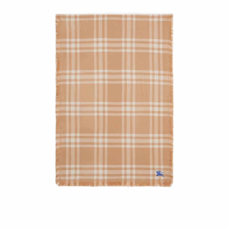 Burberry 男女同款 雙面兩用格紋圍巾均碼碼200cm*65cm-1