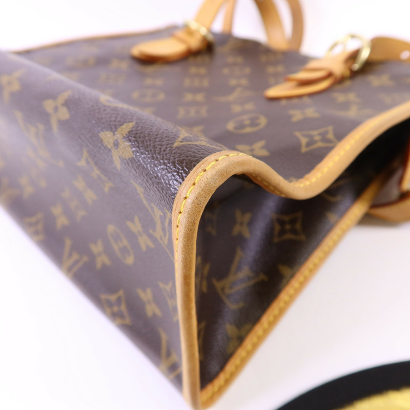 LOUIS VUITTON Monogram Popincourt Haut金扣肩背袋-10