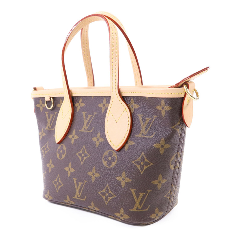 LOUIS VUITTON Monogram Neverfull BB金扣手挽肩背兩用袋-2