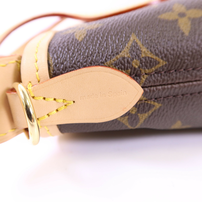 LOUIS VUITTON Monogram Neverfull BB金扣手挽肩背兩用袋-7