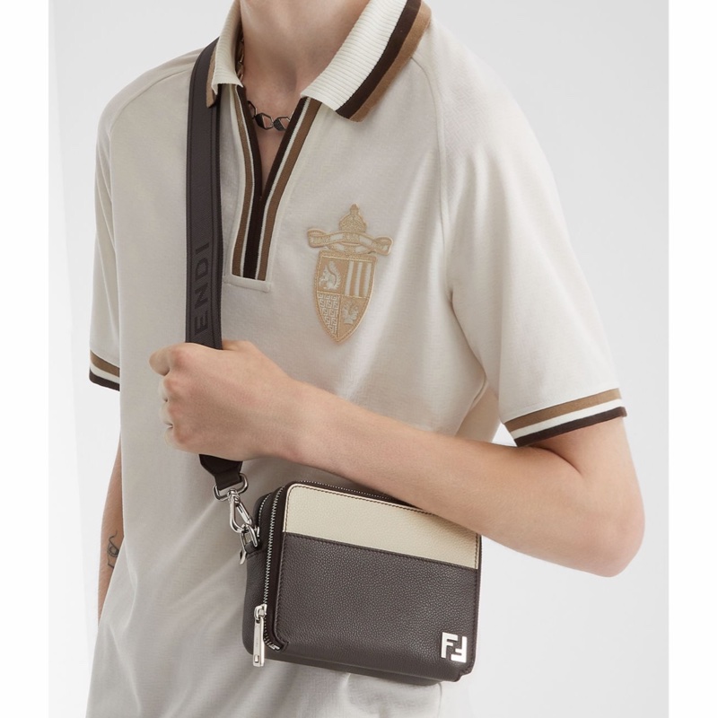 Fendi 男士 方形 FF 相機包均碼碼17.5cm*6.5cm*14cm-1
