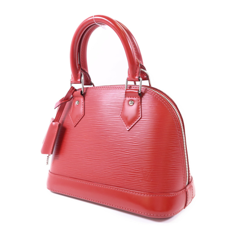 LOUIS VUITTON Epi Alma BB銀扣手挽肩背兩用袋-2