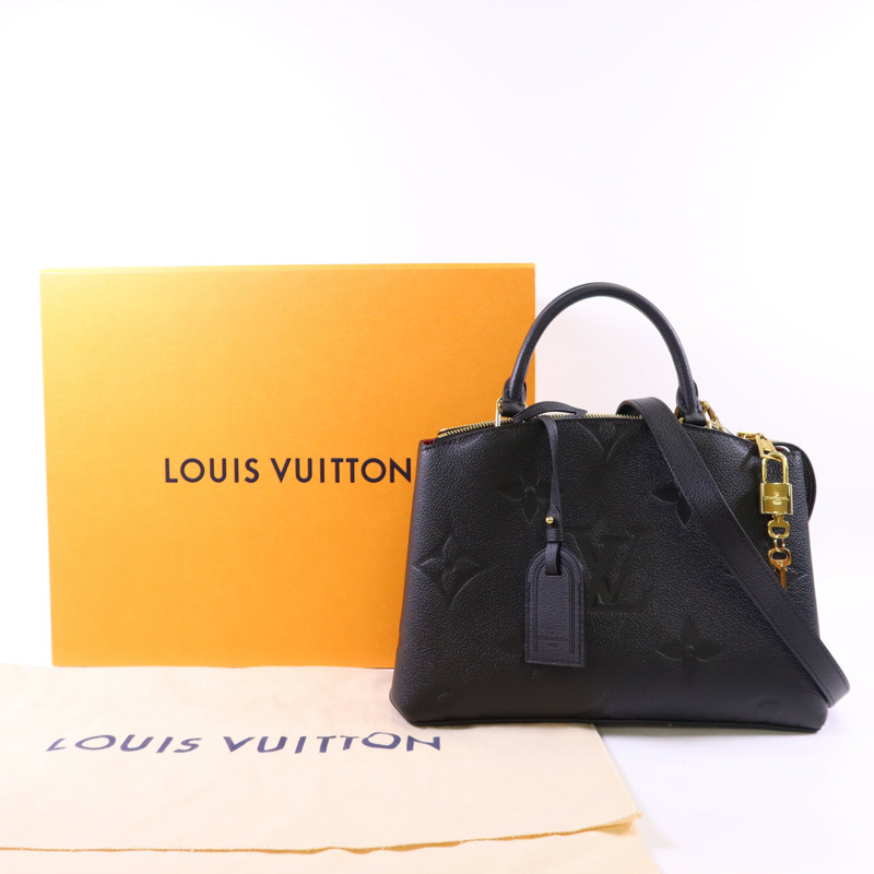 LOUIS VUITTON Monogram Empreinte Petit Palais金扣手挽肩背兩用袋-9