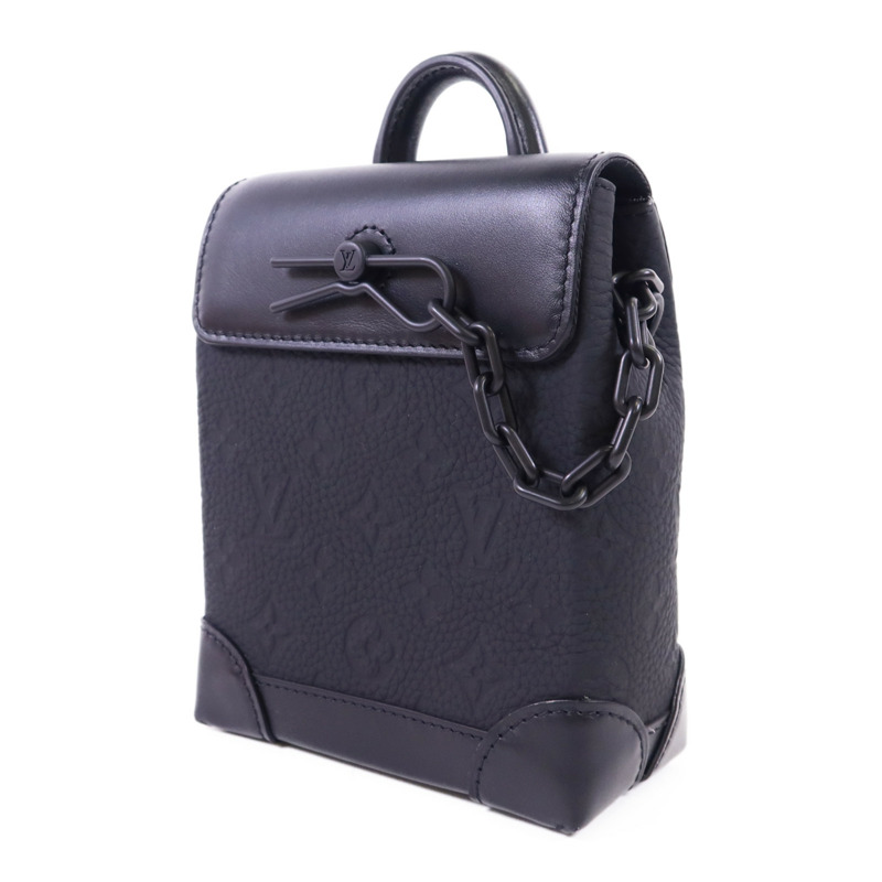 LOUIS VUITTON Monogram Taurillon Nano Steamer肩背袋-2
