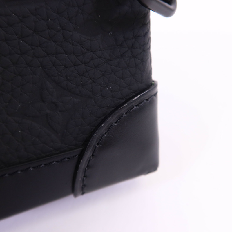 LOUIS VUITTON Monogram Taurillon Nano Steamer肩背袋-14