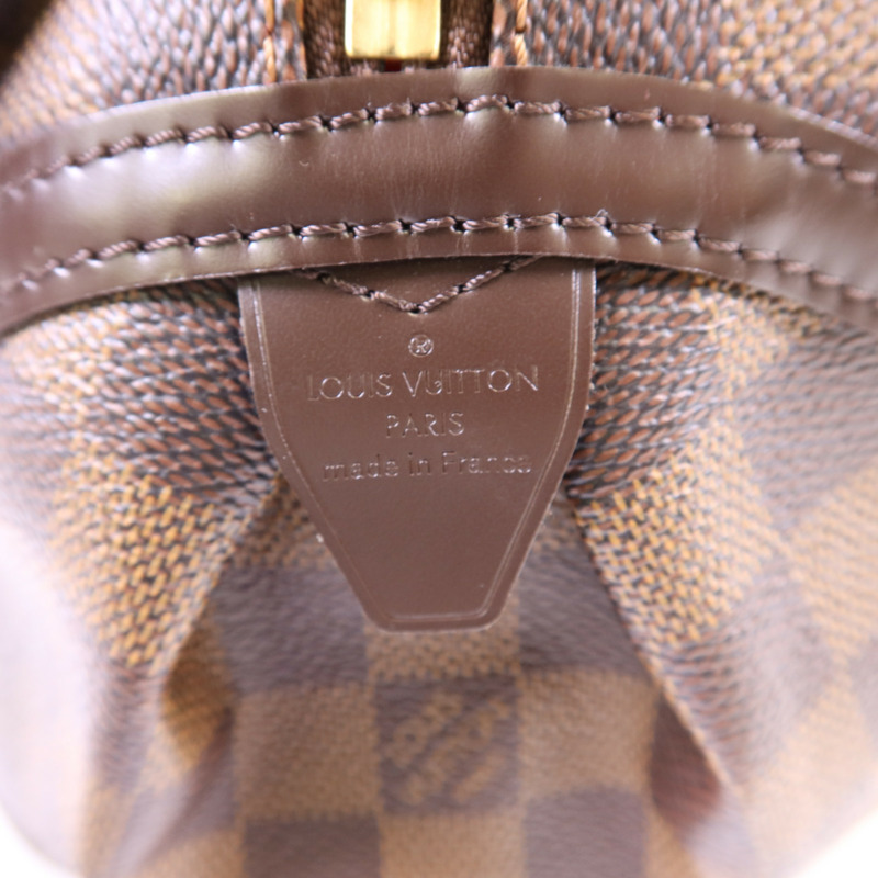 LOUIS VUITTON Damier Ebene Rivington PM金扣肩背袋-6