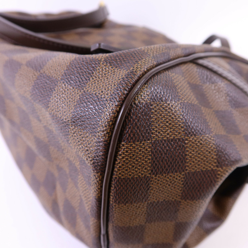 LOUIS VUITTON Damier Ebene Rivington PM金扣肩背袋-10