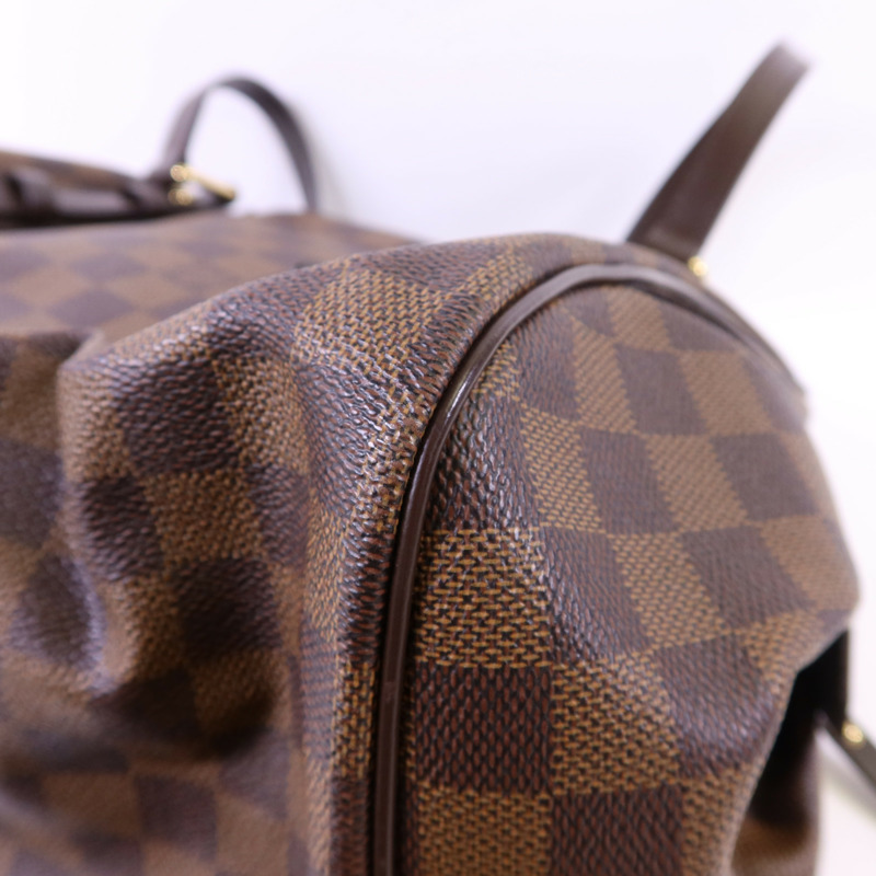 LOUIS VUITTON Damier Ebene Rivington PM金扣肩背袋-12