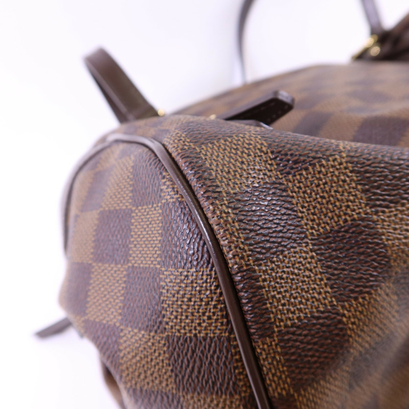 LOUIS VUITTON Damier Ebene Rivington PM金扣肩背袋-13
