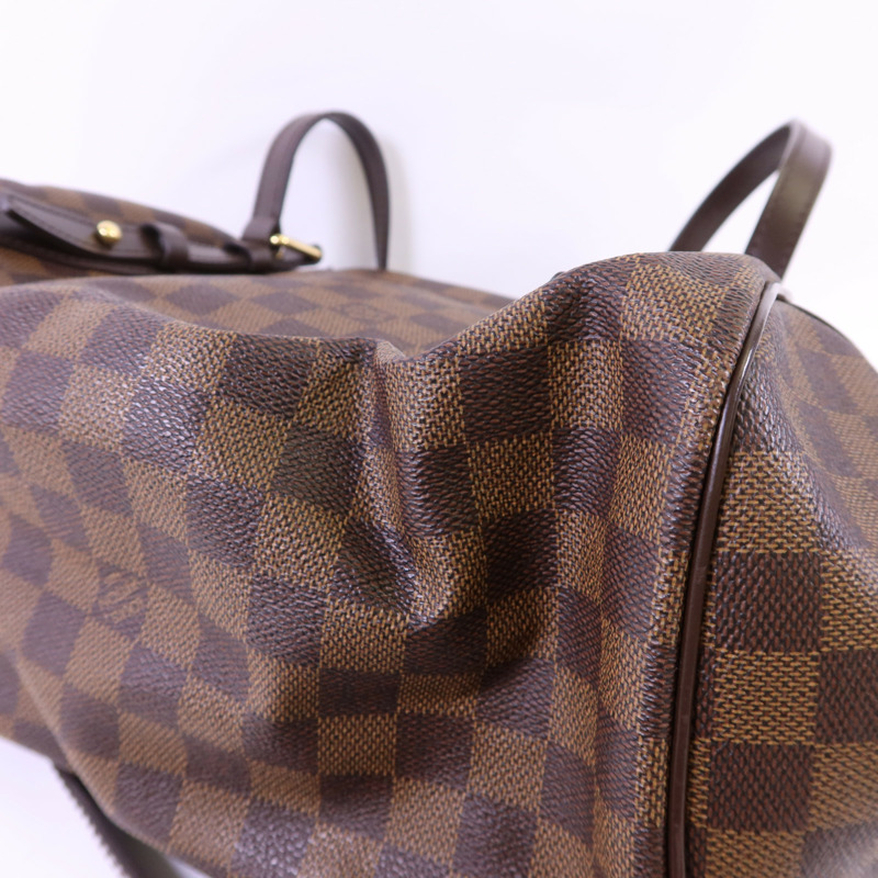 LOUIS VUITTON Damier Ebene Rivington PM金扣肩背袋-14