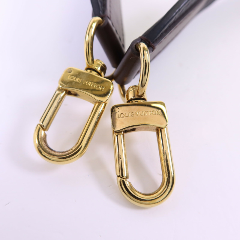 LOUIS VUITTON Damier Jersey Bag金扣手挽肩背兩用袋-9