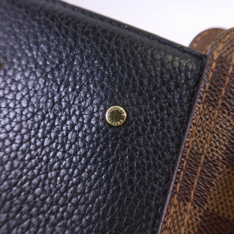 LOUIS VUITTON Damier Jersey Bag金扣手挽肩背兩用袋-10