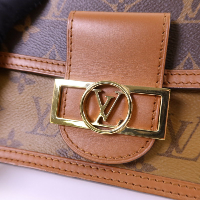 LOUIS VUITTON Monogram Reverse Dauphine肩背袋-9
