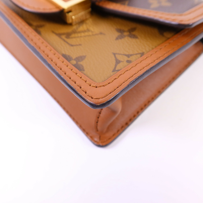 LOUIS VUITTON Monogram Reverse Dauphine肩背袋-11