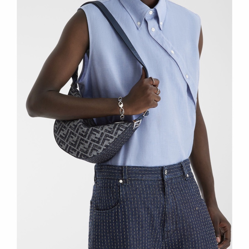 Fendi 男士 FF Fendi Melon 小號單肩包均碼碼小號、33cm*10cm*18cm-5