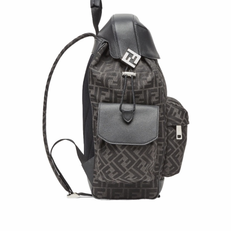 Fendi 男士 FF 提花背包均碼碼大號、41cm*16cm*45cm-4