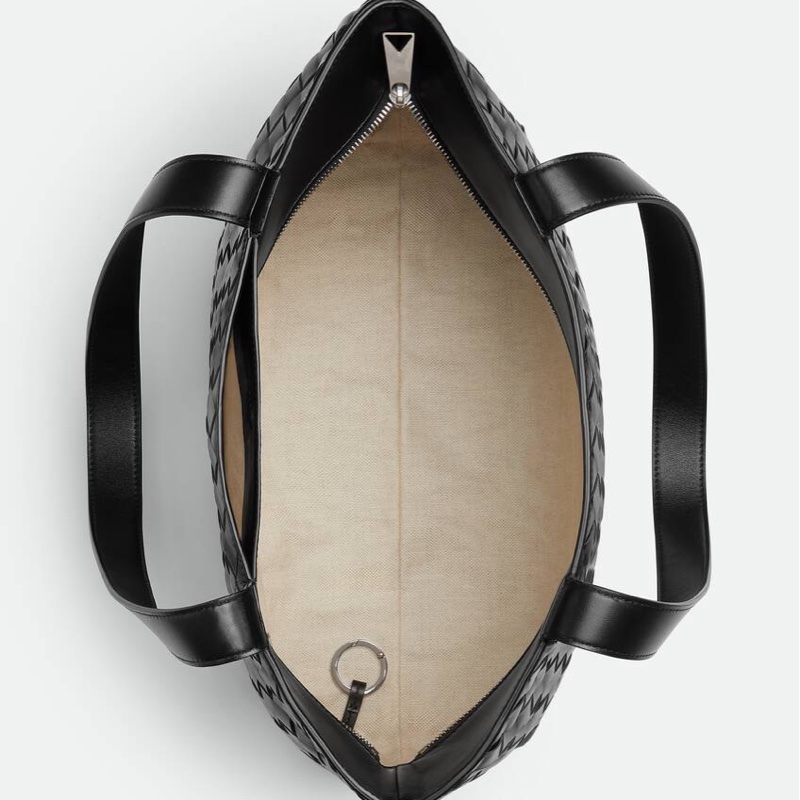 Bottega Veneta 男士 小號 Intrecciato 拉鍊單肩包均碼碼小號、44cm*15.5cm*28.5cm-3